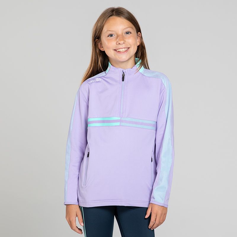 O’Neills Kids' Nepal Brushed Half Zip Purple