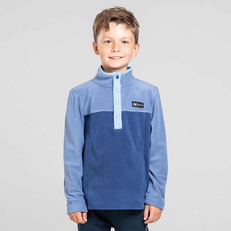 Kids' Fortress Snap Button Fleece Blue from O’Neills