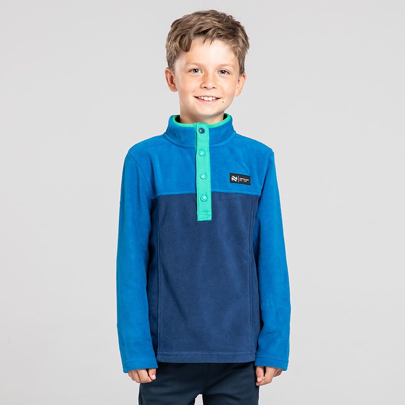 Kids' Fortress Snap Button Fleece Blue from O’Neills 
