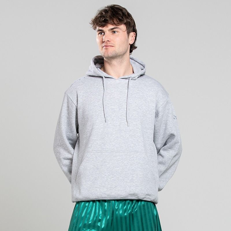 Men's Grey Caster Pullover Fleece Hoodie with pouch pocket by O’Neills.