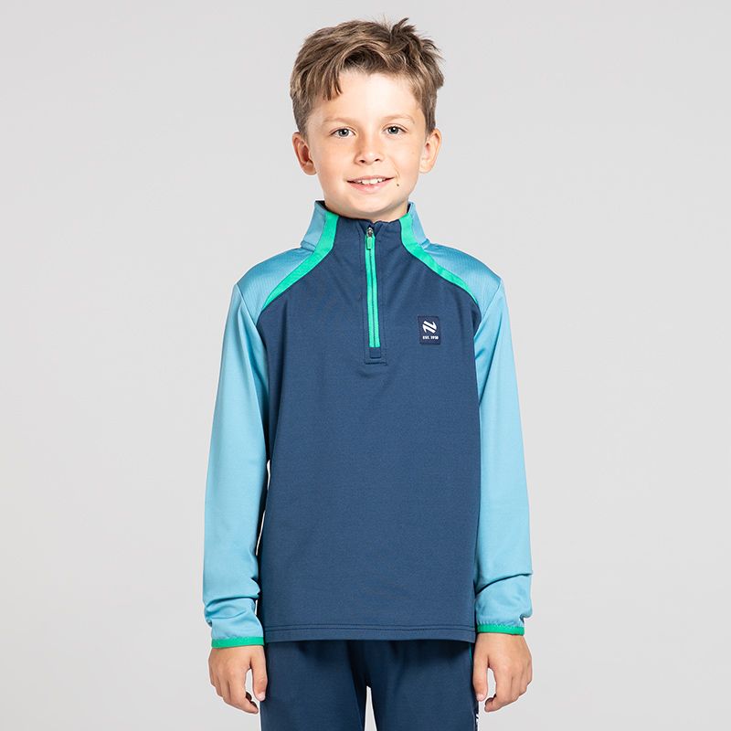 Kids’ Cian Brushed Half Zip Top Navy from O’Neills 