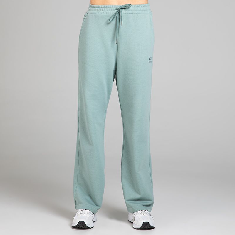 Green Women’s Elevate Wide Leg Fleece Bottoms by O’Neills. 