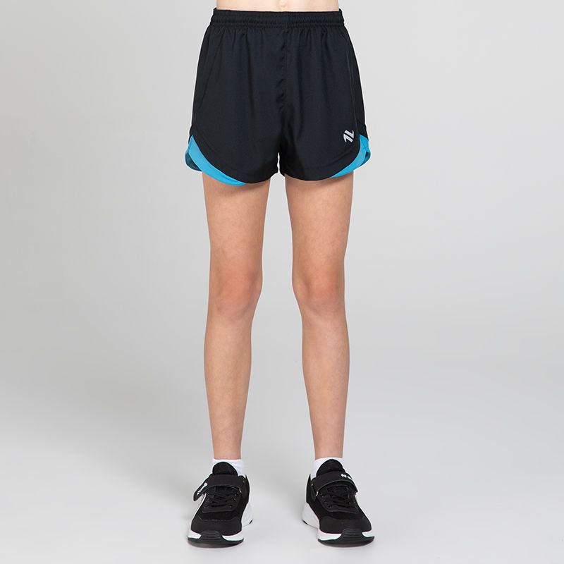 Marine and Blue Girls’ Sports Shorts with elasticated waistband by O’Neills.