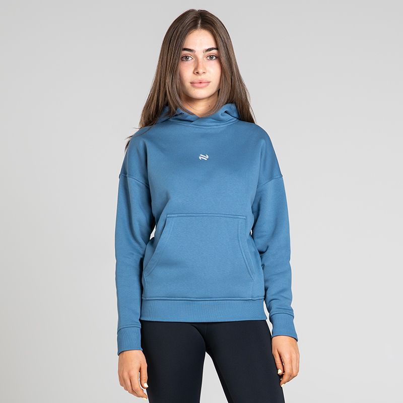 Blue Women’s Recharge Oversized Hooded Sweatshirt by O’Neills