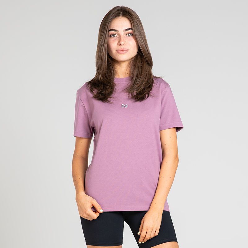 Pink Women’s Recharge T-Shirt with dropped shoulders by O’Neills. 