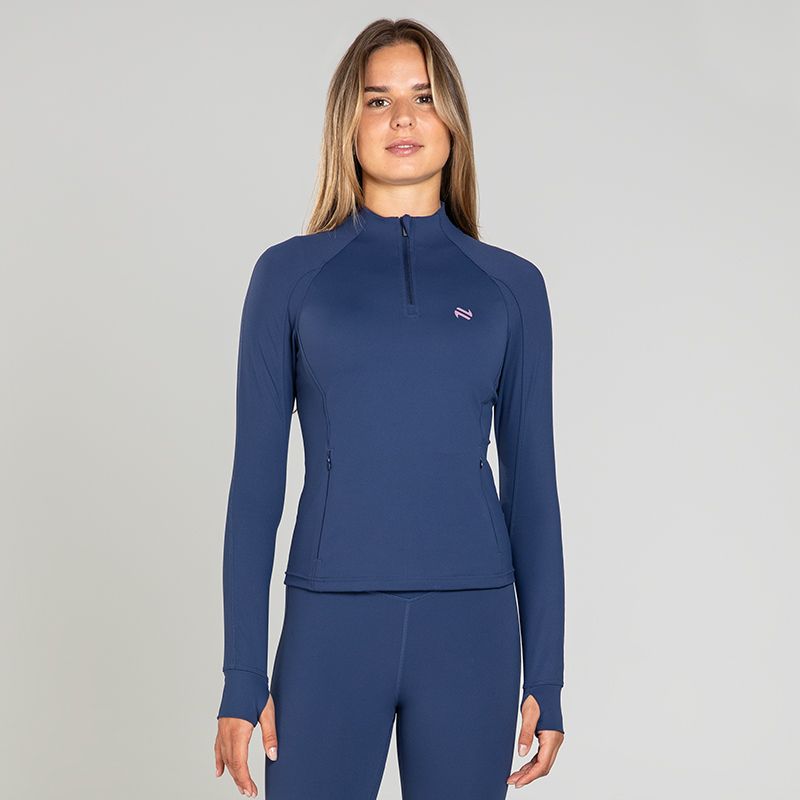 Women's Luxe Half Zip Top Navy from O’Neills