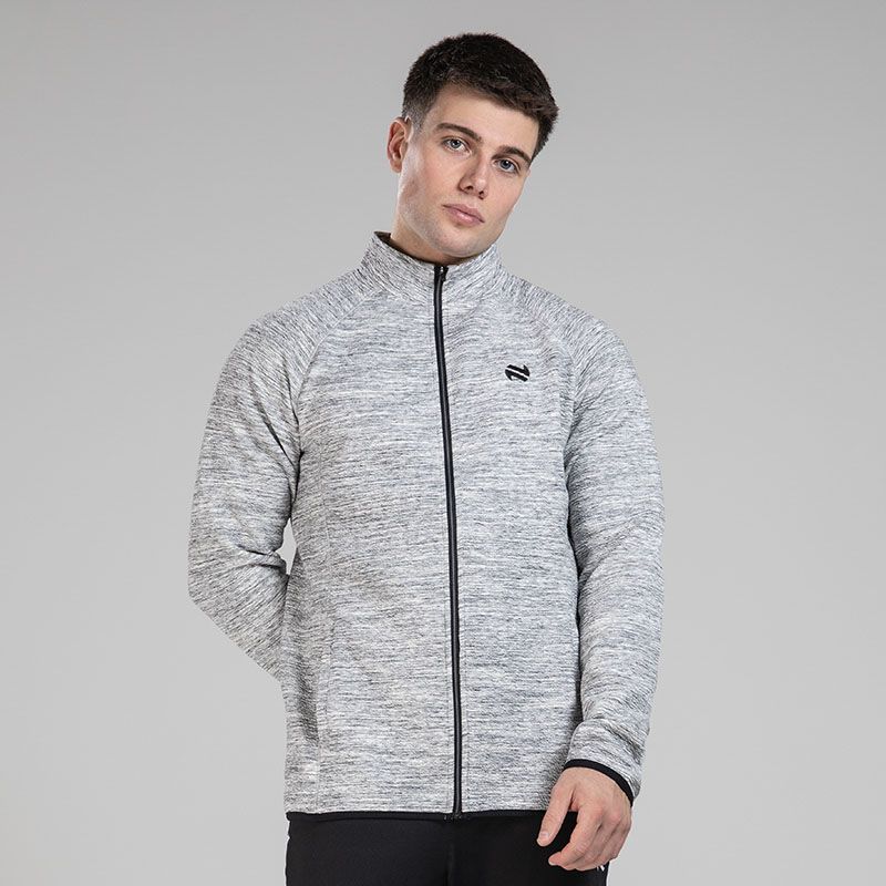 Grey Men's Kian Cotton Blend Full Zip from O’Neills