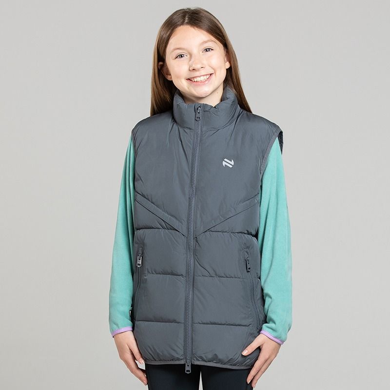 O’Neills Kids’ Olympus Padded Gilet in Grey–A lightweight insulated winter gilet.