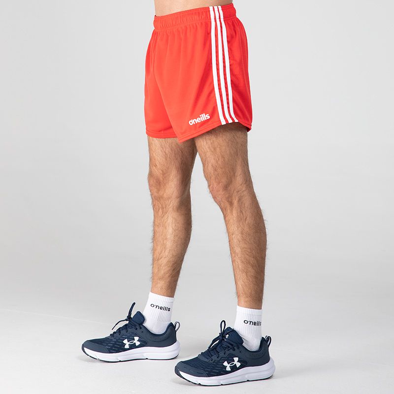 Men's O'Neills Red and White Mourne GAA Shorts.