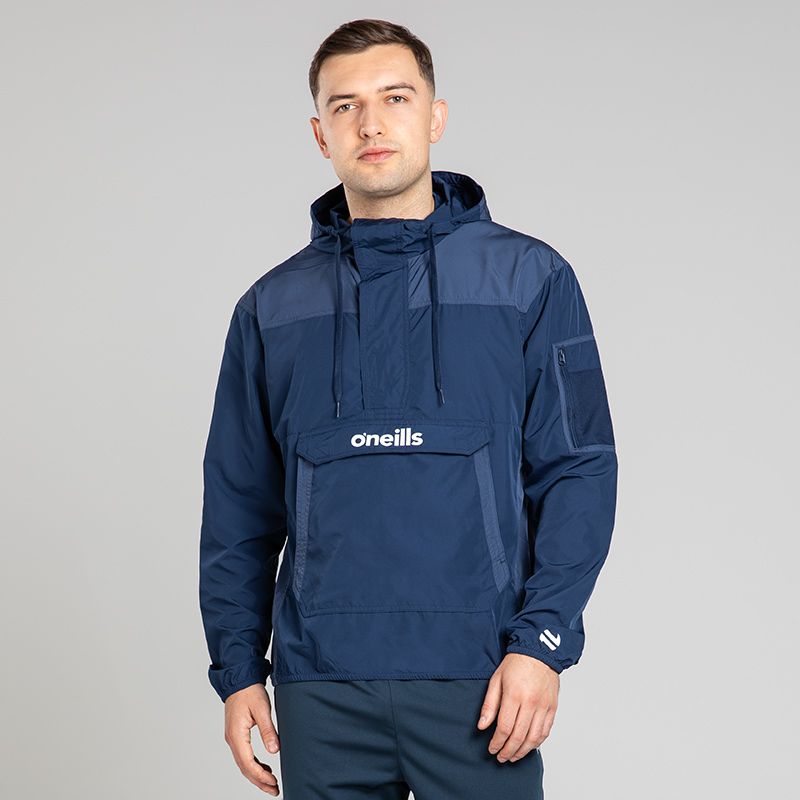 Men's Drifter Half Zip Hooded Windbreaker Navy from O’Neills.