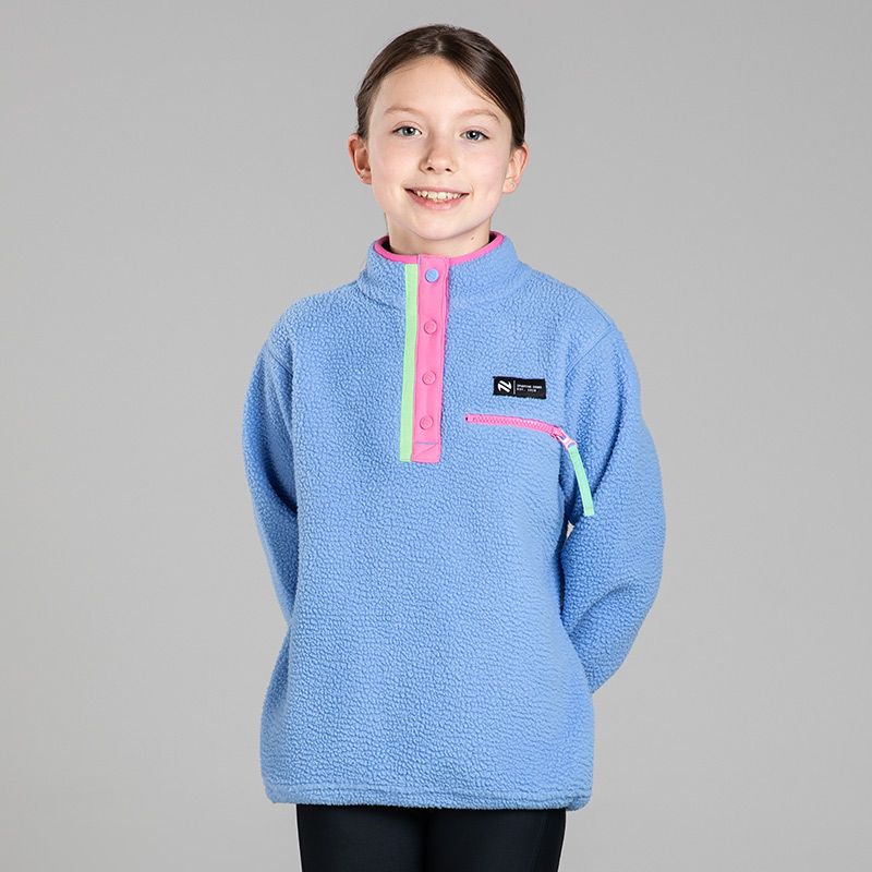 Blue Kids Stella Snap Fleece Top from O’Neills Sportswear