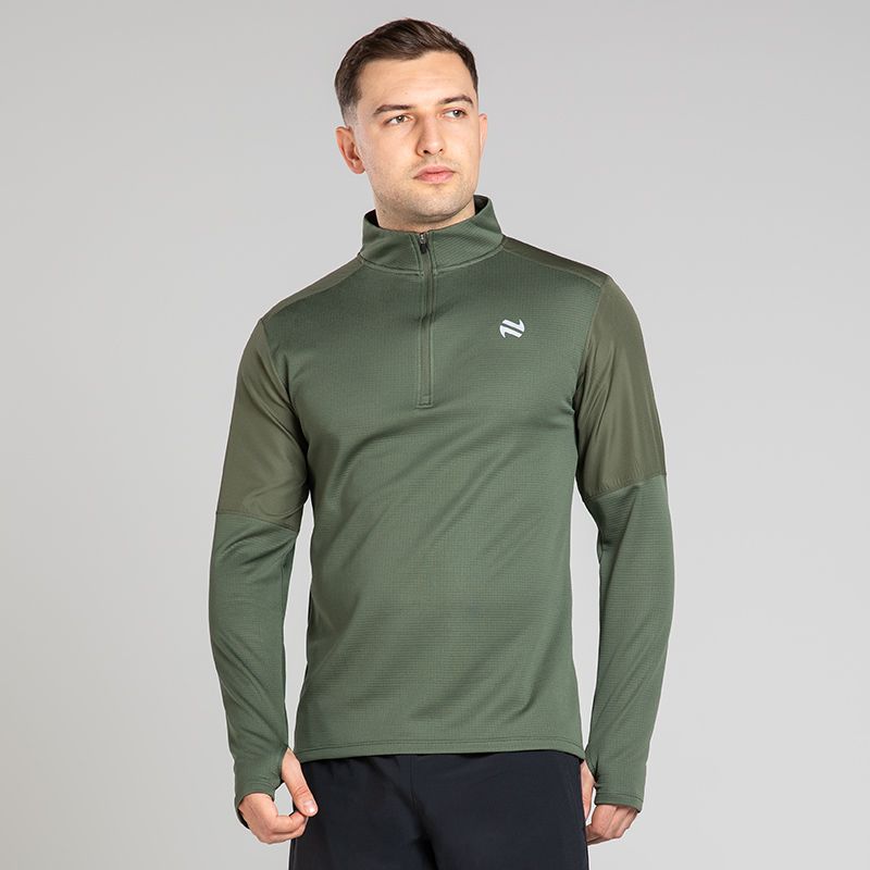 Men's Amplify Half Zip Fleece Top Green from O’Neills