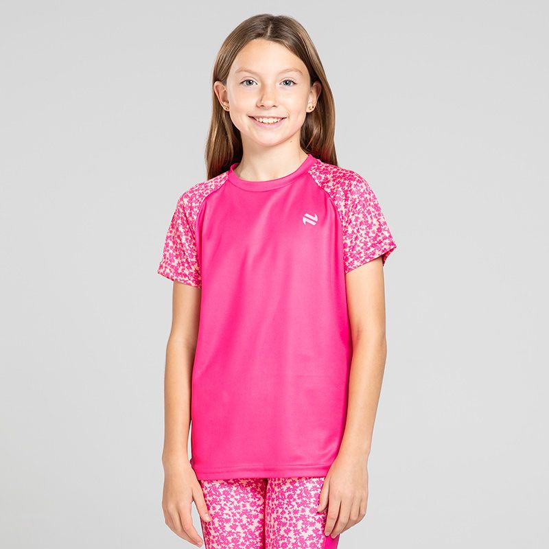 Kids’ Willow T-Shirt Pink and Orange from O’Neills 