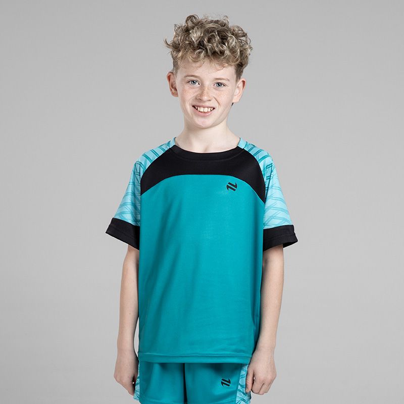 Blue Kids' Noah T-Shirt with modern design by O'Neills.