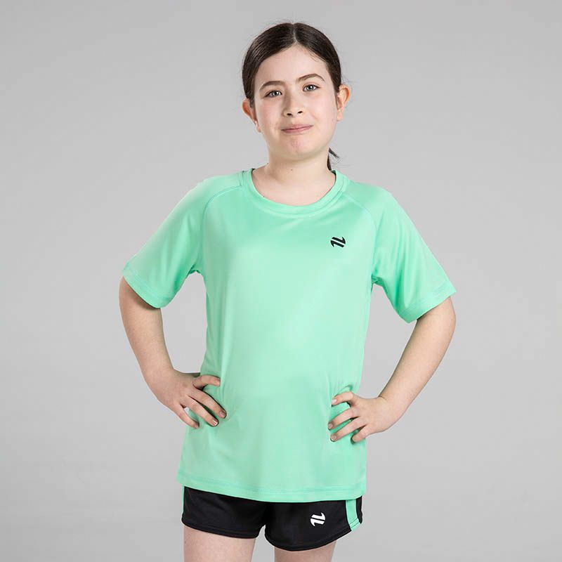 Green / Black Kids' Skylar T-Shirt with O'Neills logo.