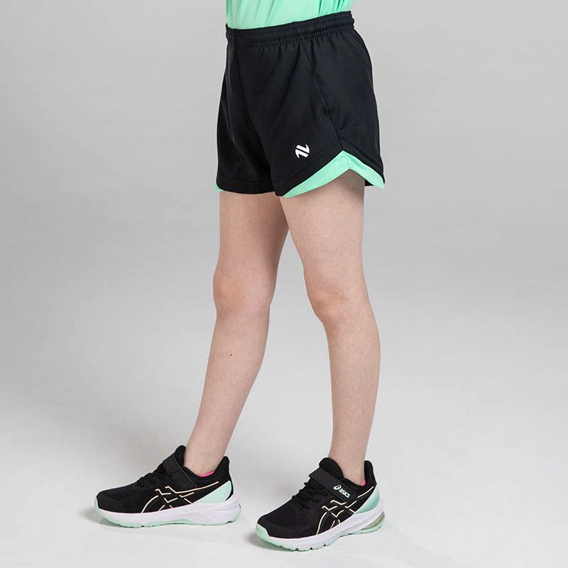 Black / Green Kids' Skylar shorts with drawstring by O'Neills.