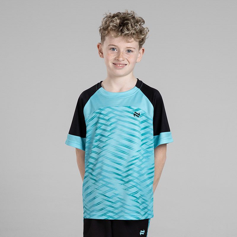 Blue Kids' Noah T-Shirt with modern design by O'Neills.