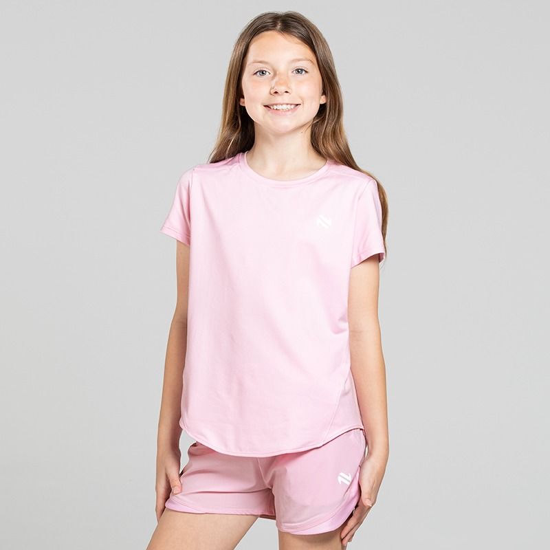 Lilac Girls' matching training set with Ember T-Shirt and Shorts