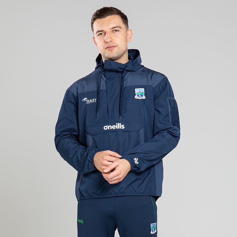 Fermanagh GAA Men's Drifter Half Zip Hooded Windbreaker Navy from O’Neills.