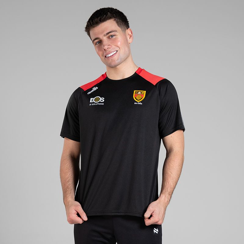 Black Down GAA Men's Dynamo T-Shirt by O’Neills.