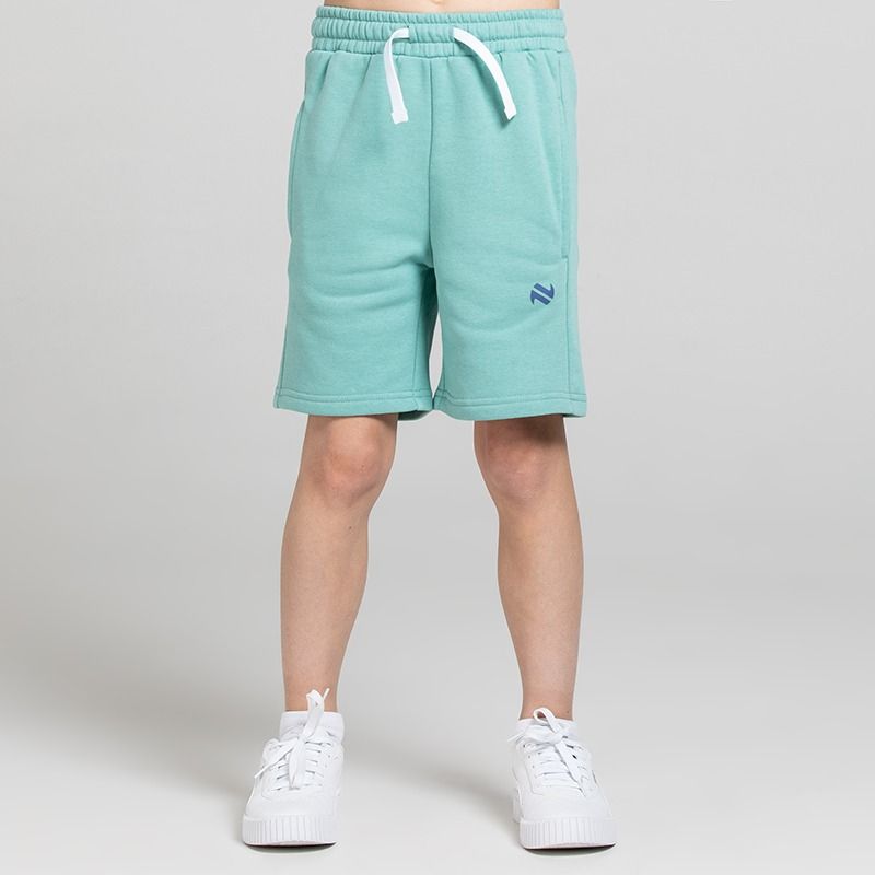 Green O’Neills Kids’ Sonas Fleece Shorts with a drawcord waistband