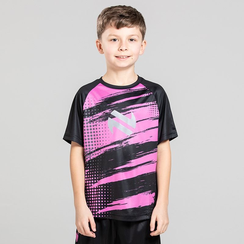 O’Neills Blast T-Shirt Black featuring a bold graphic and reflective logo