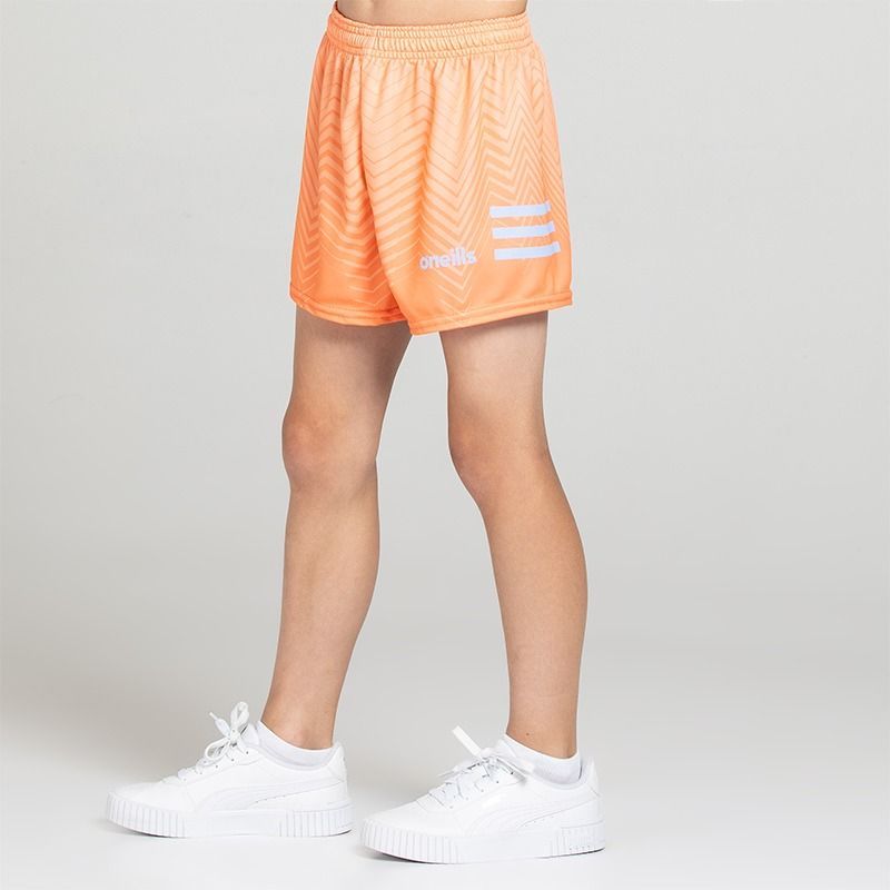 Orange O’Neills Kids' Nova shorts with adjustable drawcord waistband