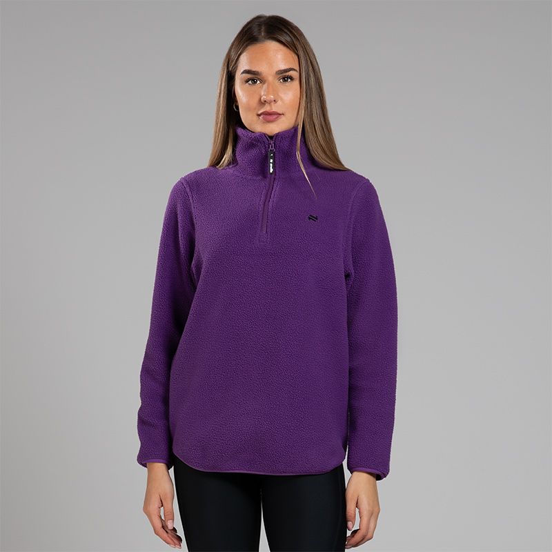 Purple Women’s Pearl Half Zip Sherpa Fleece from O’Neills