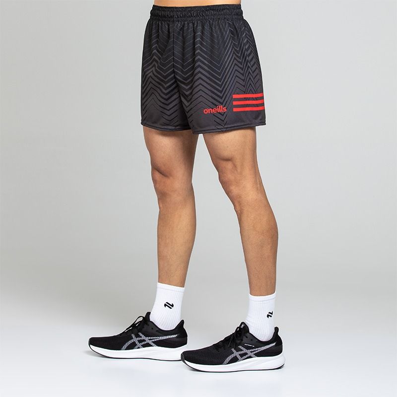 Black O’Neills Men’s Nova shorts with adjustable drawcord waistband