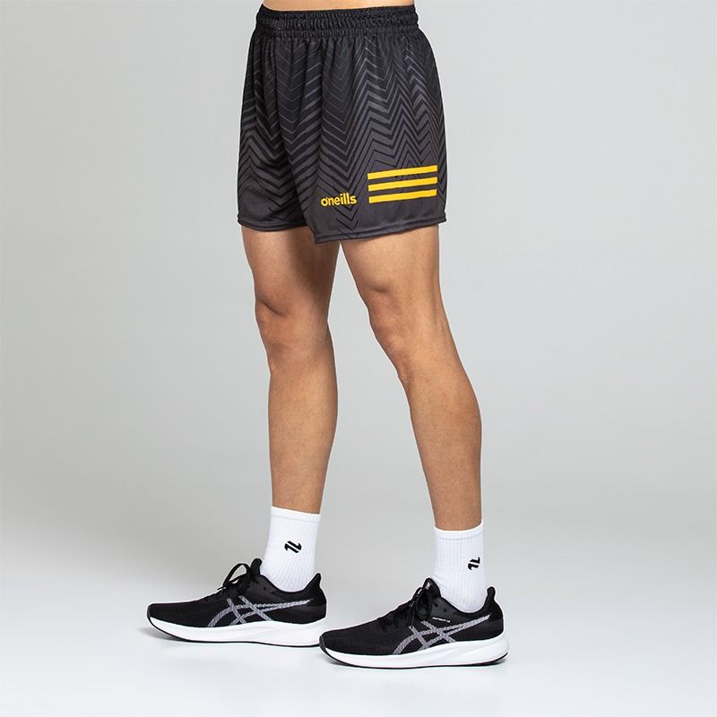 Black O’Neills Men’s Nova shorts with adjustable drawcord waistband