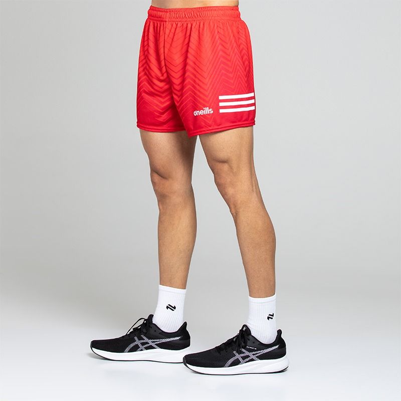 Red O’Neills Men’s Nova shorts with adjustable drawcord waistband