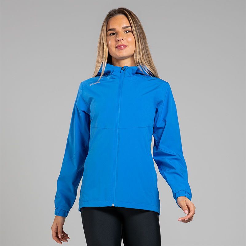 Royal Women's waterproof rain jacket with a hood and zip pockets by O'Neills.
