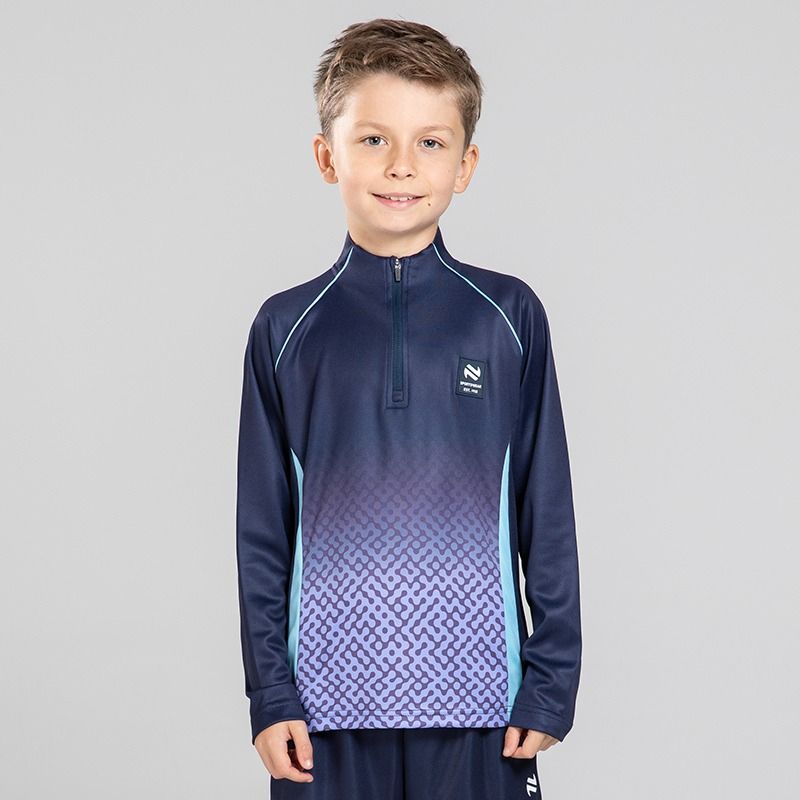 Navy purple and blue Max Midlayer Half Zip Top from O’Neills 