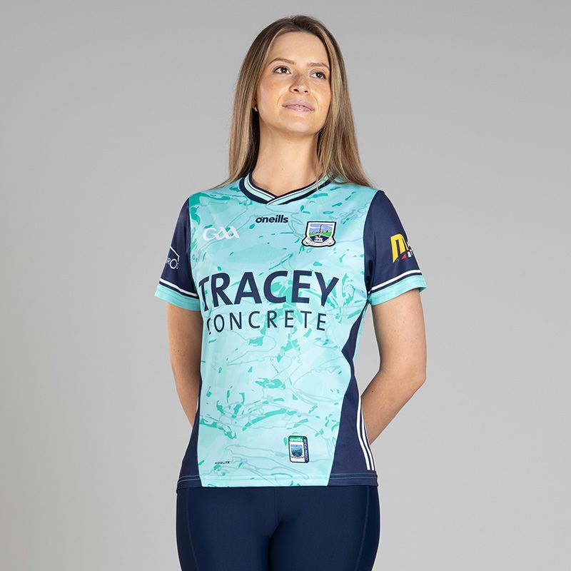 O’Neills Mint Fermanagh GAA Women's Alternative Jersey 2025 by O’Neills.