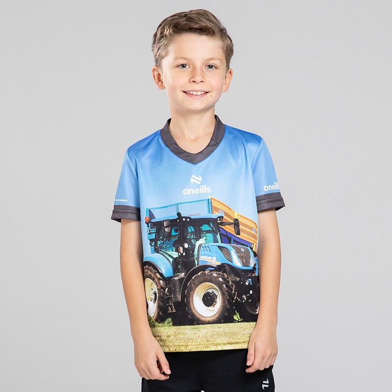 Kids’ Blue Turn ploughing jersey Blue by O’Neills