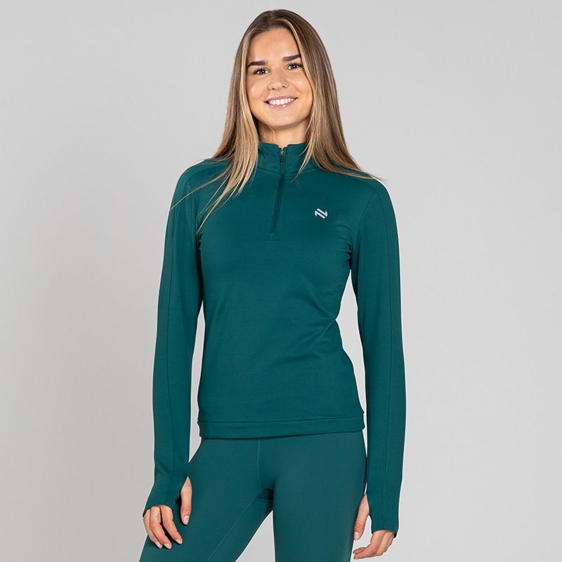 Women's Emery Brushed Half Zip Top Bottle from O’Neills 
