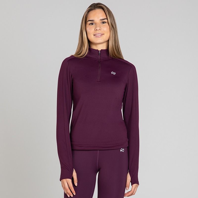 Women's Emery Brushed Half Zip Top Purple from O’Neills 