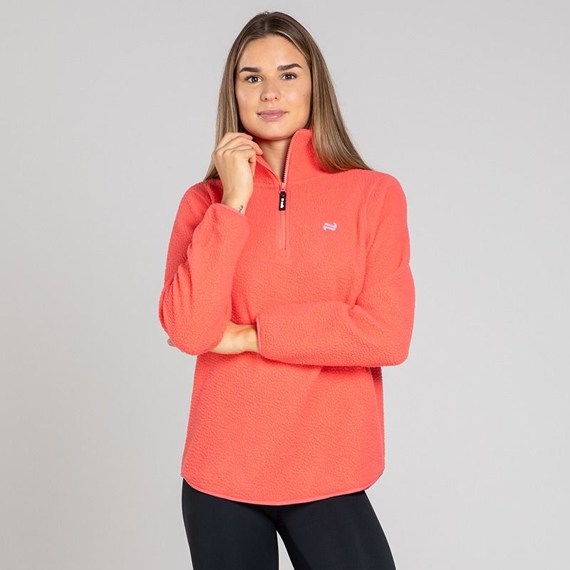 Coral Pink women's sherpa fleece by O'Neills