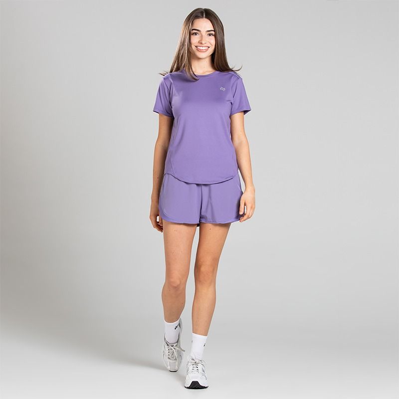 Purple Women’s matching training set with Ember T-Shirt and Shorts