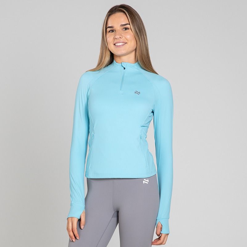 Women's Luxe Half Zip Top Blue from O’Neills