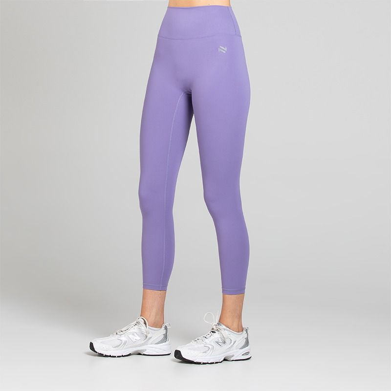 Purple Women’s Ember 7/8 Leggings with above-ankle length and high-rise waistband detail 