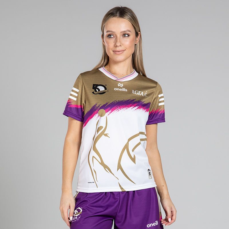Gold LGFA Women's 50th Anniversary Jersey by O’Neills.