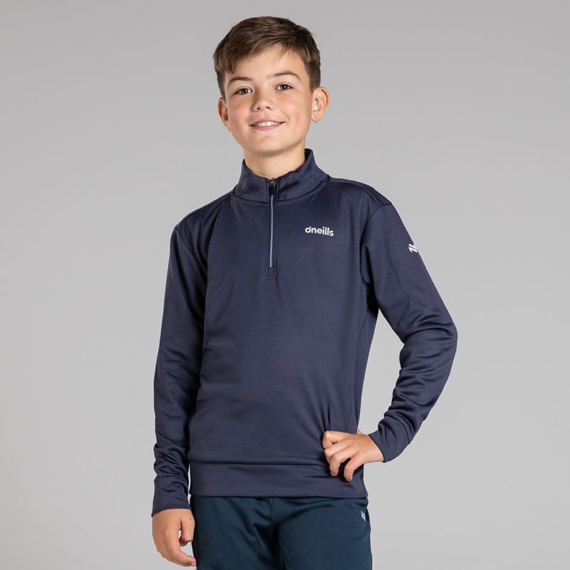 Kids’ Bryan Fleece Half Zip Top Navy from O’Neills.