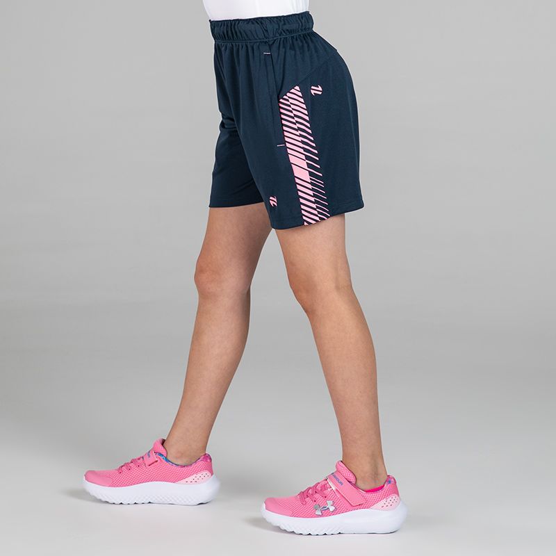 Marine Impact Kids Training Shorts with two side pockets and contrasting print by O’Neills. 