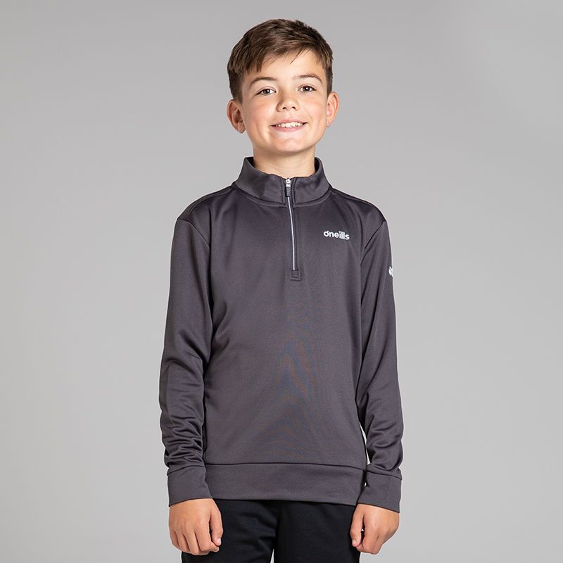 Kids’ Bryan Fleece Half Zip Top Grey from O’Neills.