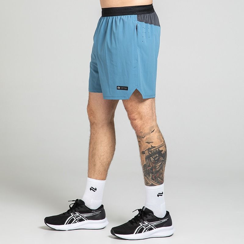 O'Neills Men's Blue Tempus Woven Shorts with 2 side pockets from O'Neills.