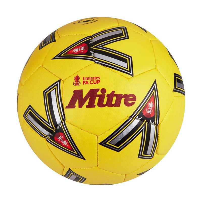 Mitre FA Cup yellow training football from O'Neills.