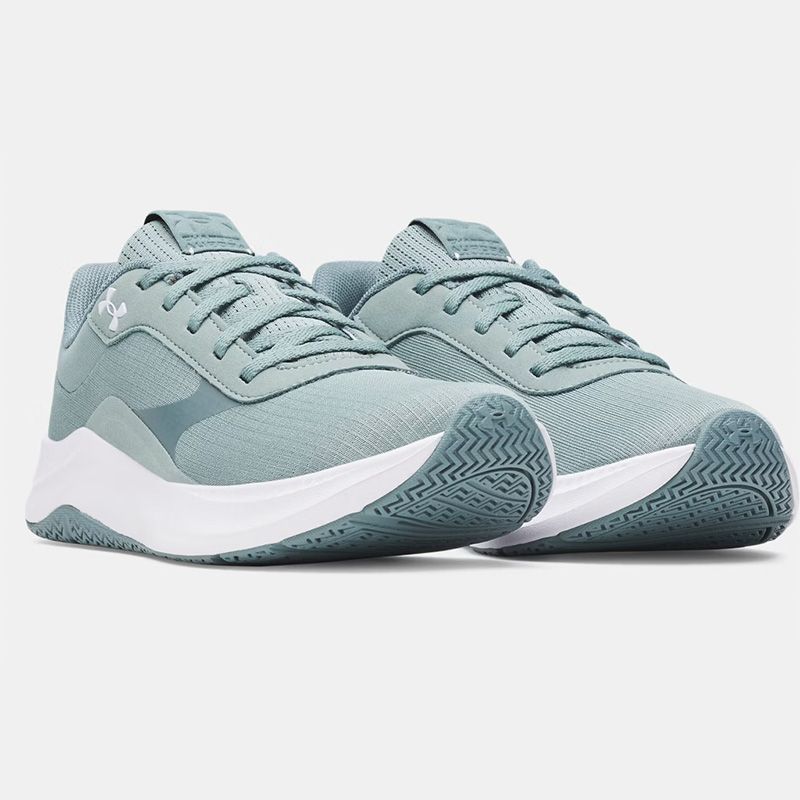 Blue and white Under Armour Women's Aurora 3 Trainers from O'Neills