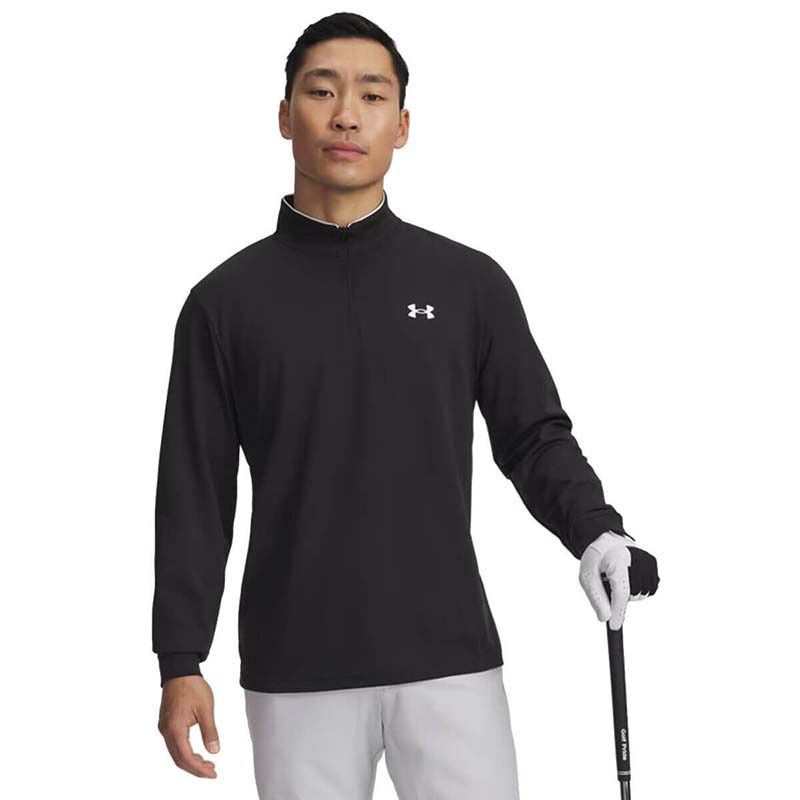 Men's Under Armour Black / White Matchplay 1/4 Zip From O'Neills
