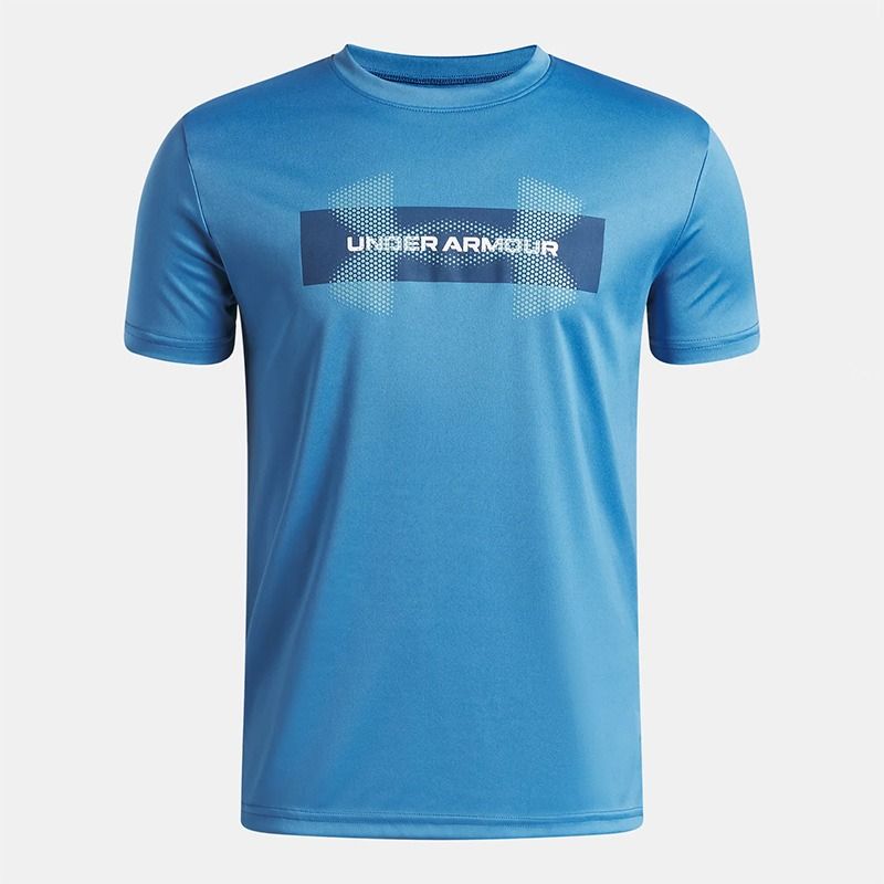 Kids' Blue Under Armour UA Tech Graphic T-Shirt from O'Neills.